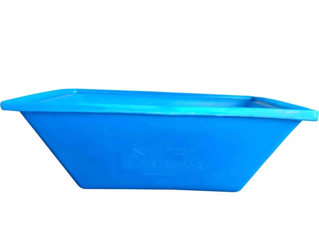 masseira plastica 50 litros azul