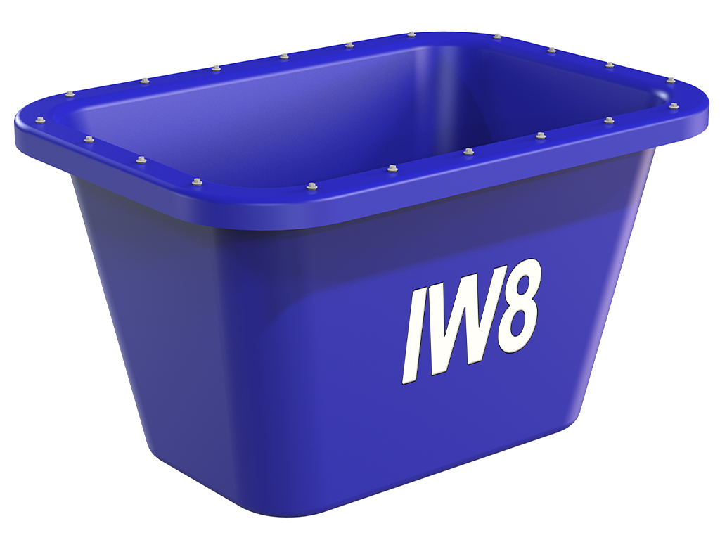 Masseira Plástica 200Litros com Ferragem