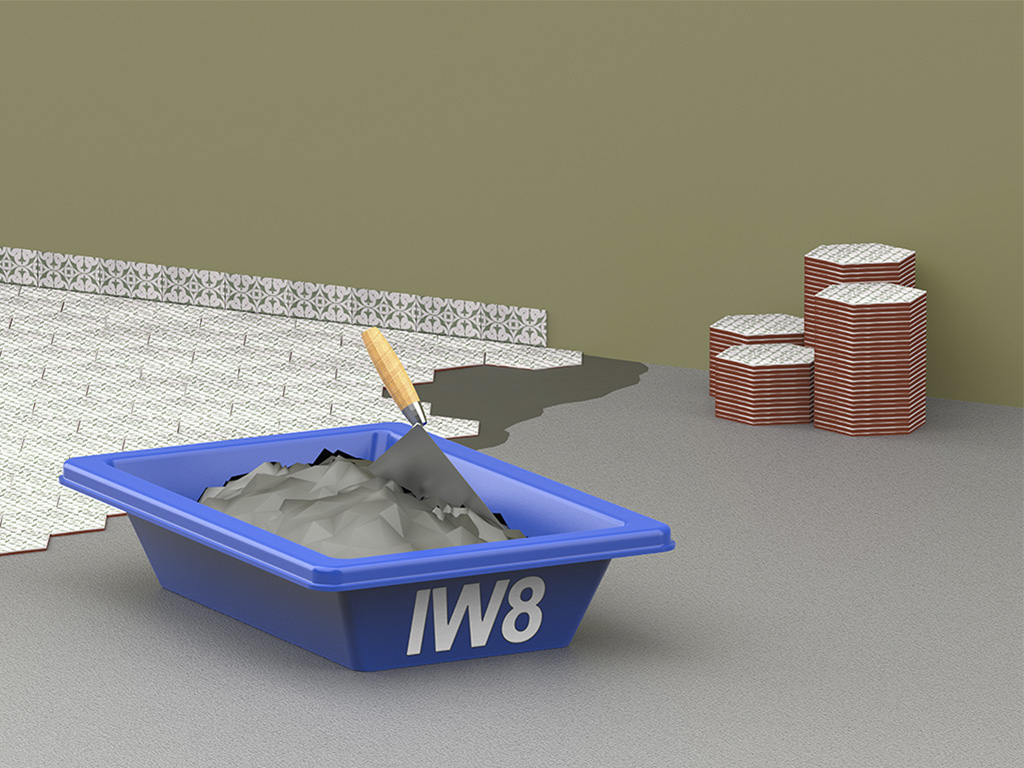 reservatório de plástico