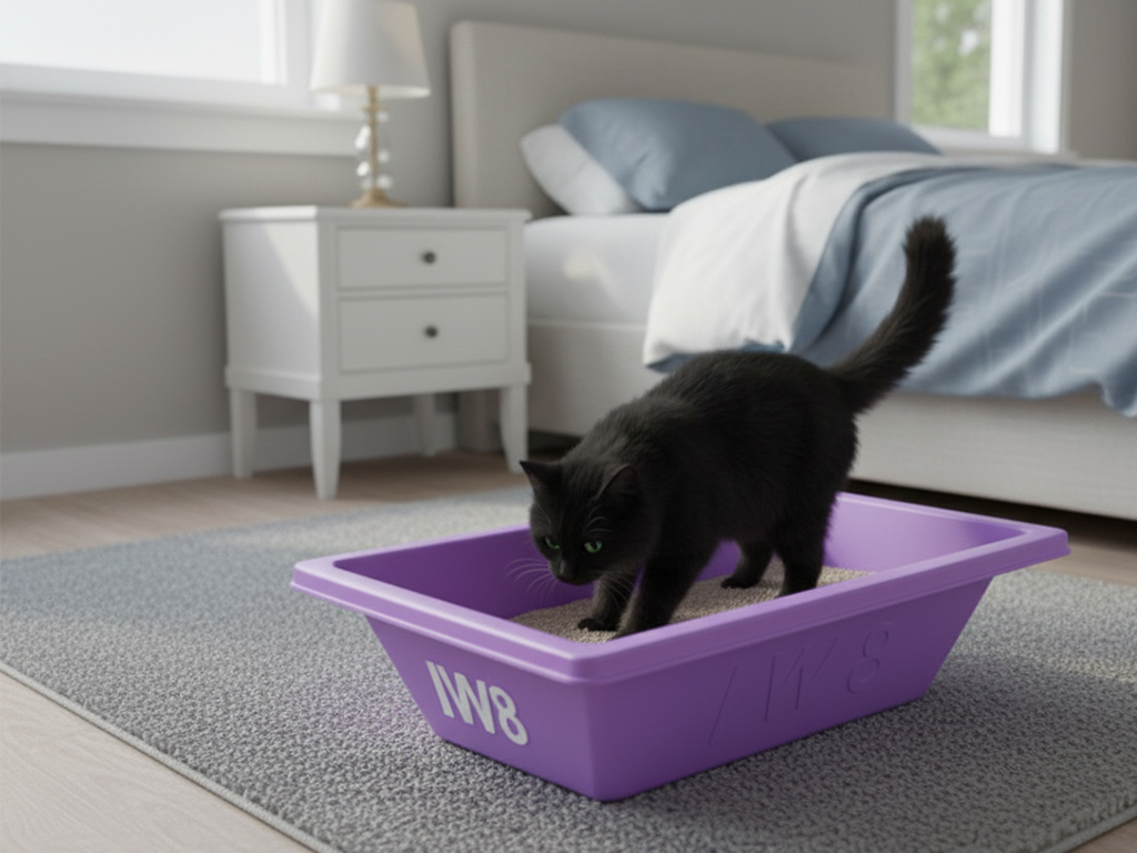 caixa de areia para gato